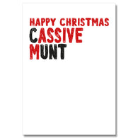 Cassive Munt Christmas Card